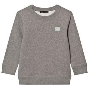 Kids - Acne Studios Gray Melange Mini Fairview Face Sweatshirt 6-8 Years - Jumpers and knitwear - 6-8 years - Grey - Junge