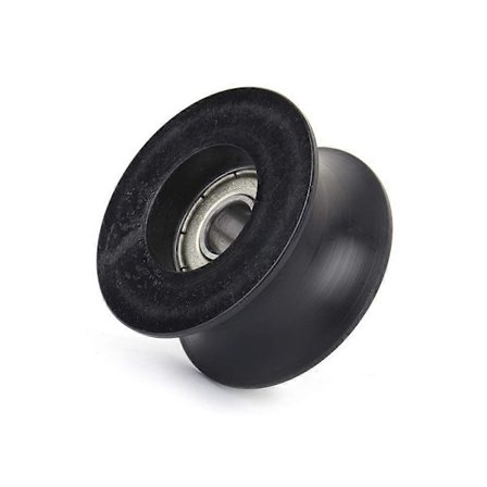 2 U-kanal trinser nylon guide trinser rullelager U-kanal ruller 8x40x20mm for drivmaskineri