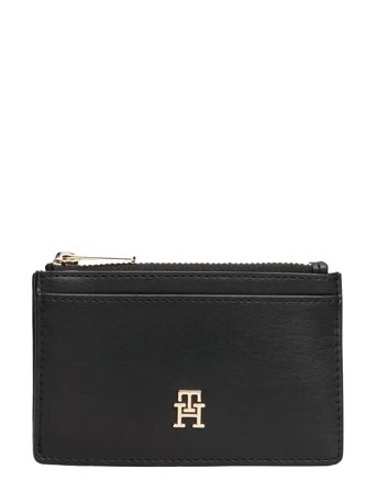 Tommy Hilfiger Th Icon Long Cc Holder - Black - ONE SIZE
