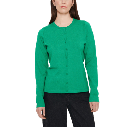 Saint Tropez Basic Cardigan Tröjor Dam Grön L