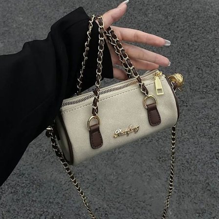 Sylinderveske Håndveske BEIGE