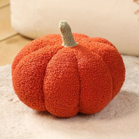 Puuvillatäytetty kurpitsatyyny Pumpkin pehmotyyny PUNAINEN 30cm