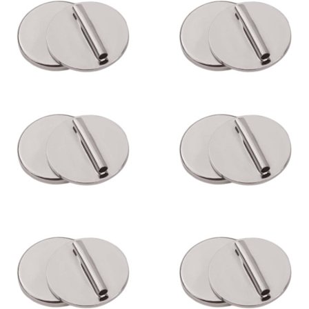 6 stk Mini Magnetisk Brosje Pin Konverter, Pin Holder Magnet Nesten