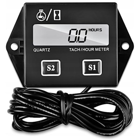 Omdrejningstæller / Tachometer til bil - Timetæller