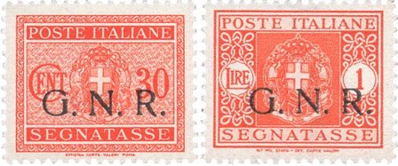 Italien 1944 - Sassone 51 I+55 I - Postfrisk