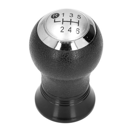 6-trins Gear Knob Gear Shift Knob, Mat Sliver Udskiftning til Yaris 2005-2010