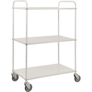 Lätt Hyllvagn Hög 3 Plan Obrom