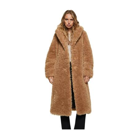 Mango - Vinterjackor - Brun - Dam - Storlek: S, Dam, Storlek: S