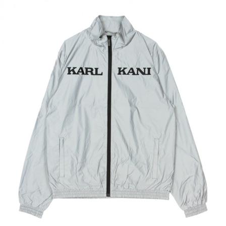 Karl Kani, Reflective back suit jacket Grijs, Heren, Maat:S