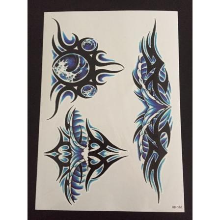 Tillfällig Tatuering 21 x 15cm - tribals