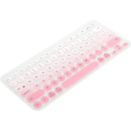 1 x Silikone Cover til Logitech K380 Pink Keyboard Beskyttende Film til K380 Keyboard