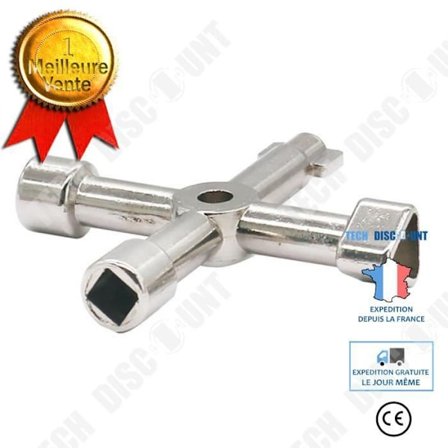 Universell Nyckel - LUNAVO - Justerbar - Zinklegering - Kompakt - Multifunktionell