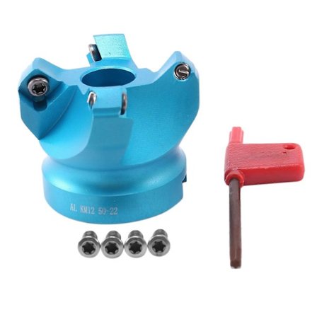 45 Graders KM12 Planfres Aluminium Fres Hode Endefres Freseskjær Engros CNC Maskin Høy Hardhet Verktøy 4Fløyte