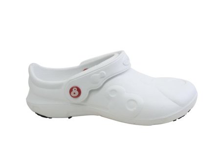 Yrkestoffel SCHU'ZZ PRO OB SRC vit 43 - Lyreco - Arbetskläder - Arbetsskor - Sandaler och tofflor