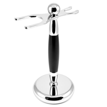 Nowoczesny czarny stojak na przybory do golenia dla mężczyzn - Stojaki