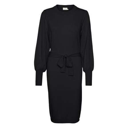 Kaffe, KAjess Knit Dress Zwart, Dames, Maat:XL