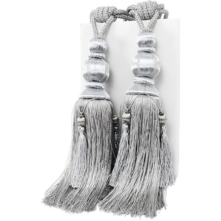 1 par stora tofsar gardinbindningar rep handgjorda tofsar gardinbindningar gardinband fönsterdraperi rep för stora och tunga gardiner