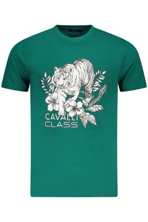 Cavalli Class T-shirt Maniche Corte Uomo Verde