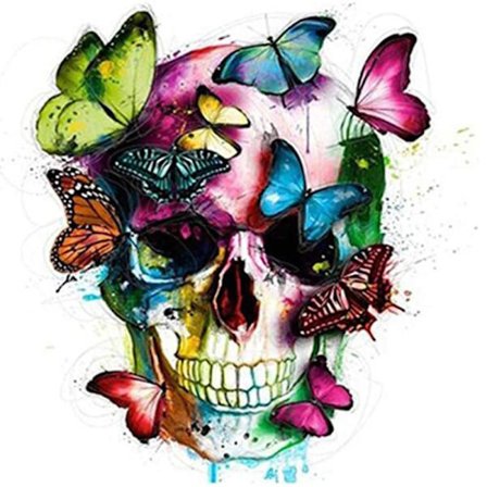 30x40cm Voksen Børn 5D DIY Diamant Maleri Kit - Sommerfugl