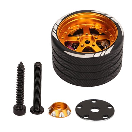 RC-sender Rat Aluminiumlegering Trigger Enhåndsstyringsadapter til FLYSKY NB4 RC Bil Controller Guld