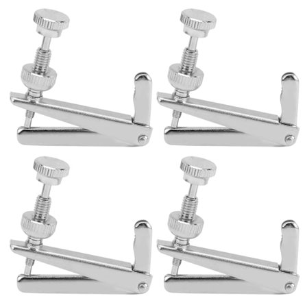 4 kpl Viulun Hienosäätimiä 3/4‐4/4 Sellon Osat Kielityökalu Korvaava Instrumenttitarvike Hopea