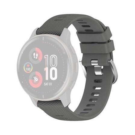 Garmin Forerunner 255 / 255 Music / Venu 2 silikonikellon hihna - Harmaa