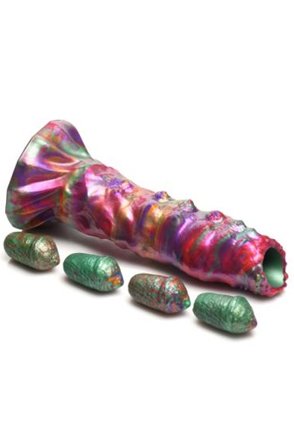 Ovipositor Dildo mit Eiern 23 cm