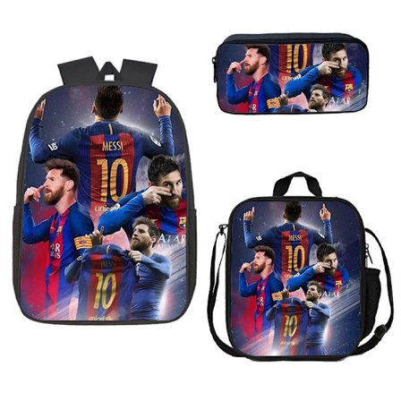 Fodbold VM Student Rygsæk Messi Taske Sød Computer Taske Style