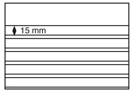 Sort indstikskort - 210x148mm - Pakke med 50 stk. m/dækblad