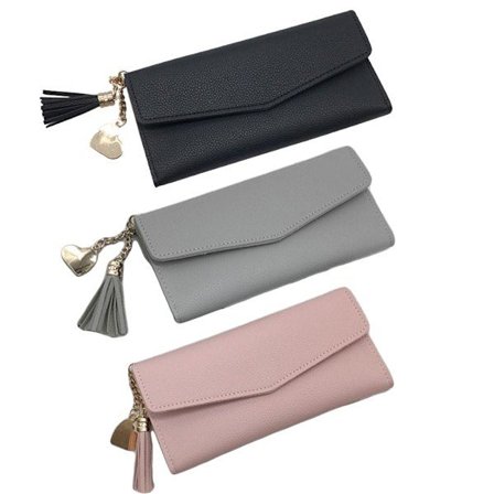 Kortplånbok Kuvertväska Clutch Svart