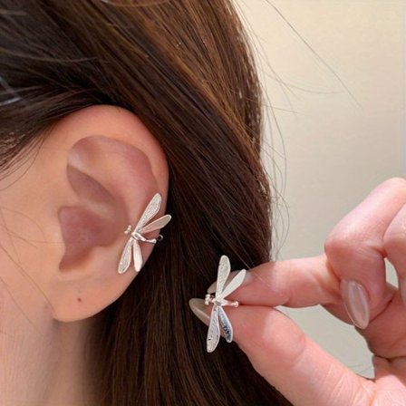 Ørepynt med ørekrok uten hull, stilig øreklatrer for kvinner, øretilbehør