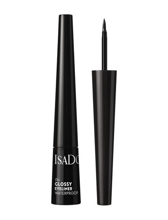 IsaDora Glossy Eyeliner 40 Chrome Black 2,5 Ml - Black - 2.5 ml