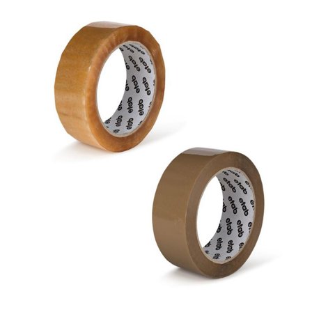 ETAB Packtejp 544 PP 38mmx66m Brun 6/fp - Lyreco - Emballage och lagerutrustning - Packtejper - Packtejp PP