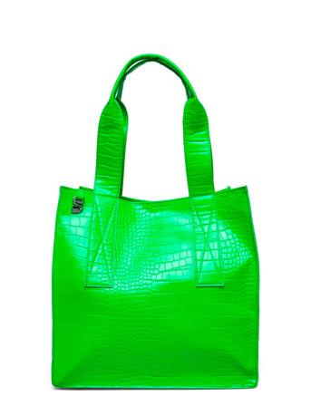 Tote Bodil Shopper Veske Grønn Silfen*Betinget Tilbud