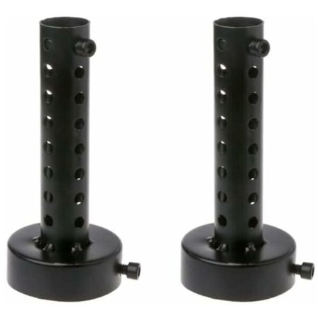 60MM Motorcykel Udstødningslyddæmper Sort, 2ST Universal Motorcykel Udstødningslyddæmper Baffel DB Killer Kort Lyddæmper