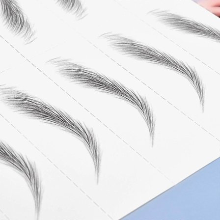 Hårlignende Autentiske Øjenbryn Grooming Formning Brynformere Makeup Brynklistermærke UU