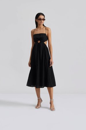 Malina - Arienne midi dress - M - Black