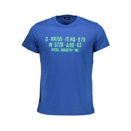 Diesel, T-Shirts Niebieski, Mężczyzna, Rozmiar: L