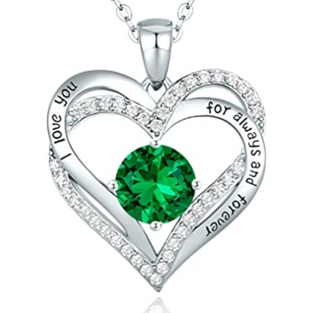 925 Sterling Silver Evig Kärlek Halsband Present till Mamma