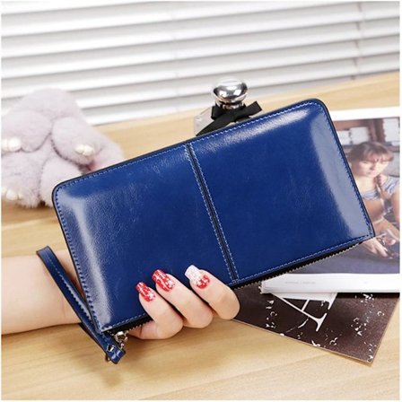 Naisten vintage PU-nahkainen clutch-lompakko