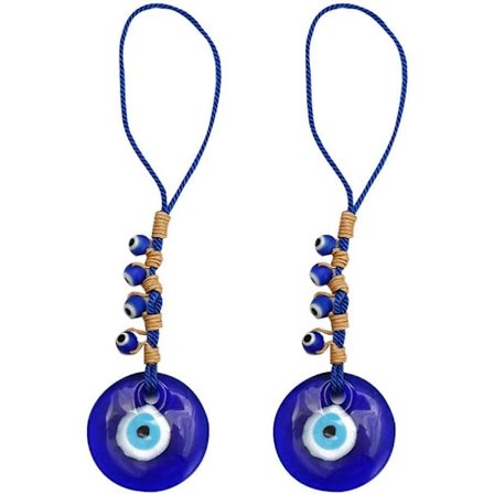Onde øje dekoration hængende tyrkisk Nazar perle vedhæng dekorative heldige tyrkiske øje nøglering Feng Shui hængende dekoration til hjemmet kontor 