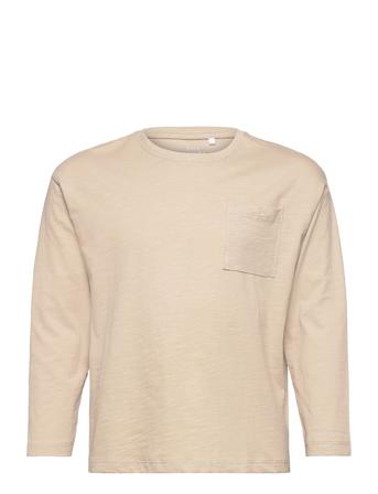 Nkmvebbe Ls Boxy Top Beige Name It