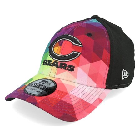 New Era - NFL Multi flexfit Czapka Z Daszkiem - Chicago Bears 39THIRTY NFL Crucial Catch 23 Multi/Black Flexfit @ Hatstore