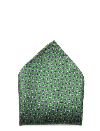 Pocket Square Brystlommetørklæde Grøn Amanda Christensen