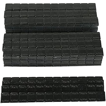 EASYBERG 1/4 oz självhäftande sticka på hjulvikter, däckbalansering för bilar, lastbilar, stadsjeepar, motorcyklar, RC-bilar Big Box 720st 0,25 oz 