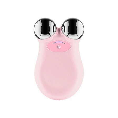 Mikrostrøm Ansiktsrulle Massasjeapparat, Ansikts Mikrostrøm Enhet For Å Redusere Fine Linjer Og Rynker, 3 Nivåer Av V-kraft Justering Kjevetrener