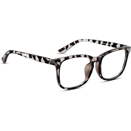 Anti-huvudvärk och ögonbelastning Anti-Blue Light Glasögon Ultra Light, Leopard Print
