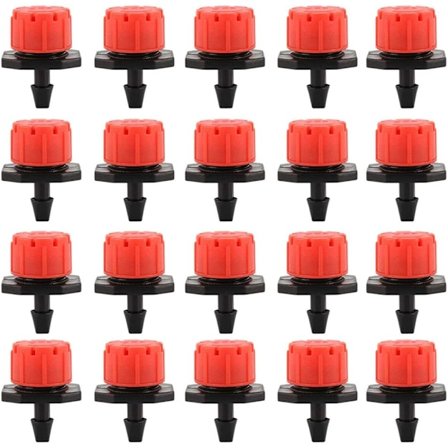 100 stk. drypvandingsspredere, havesprøjtedyser, 360° justerbare