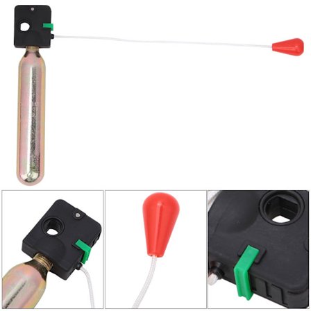 Genopfyldningssæt til oppustelig redningsvest, letanvendelig CO2-patron af metal, hurtigt oppustningssystem, kompakt og let design, perfekt til