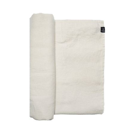 Himla Sunshine Linneduk Fog 145x330 cm Bordstextil Beige